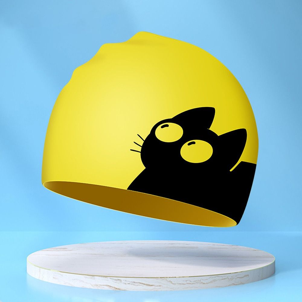 Swim Hat Silicone - Su sporları su geçirmez çocuk yüzme