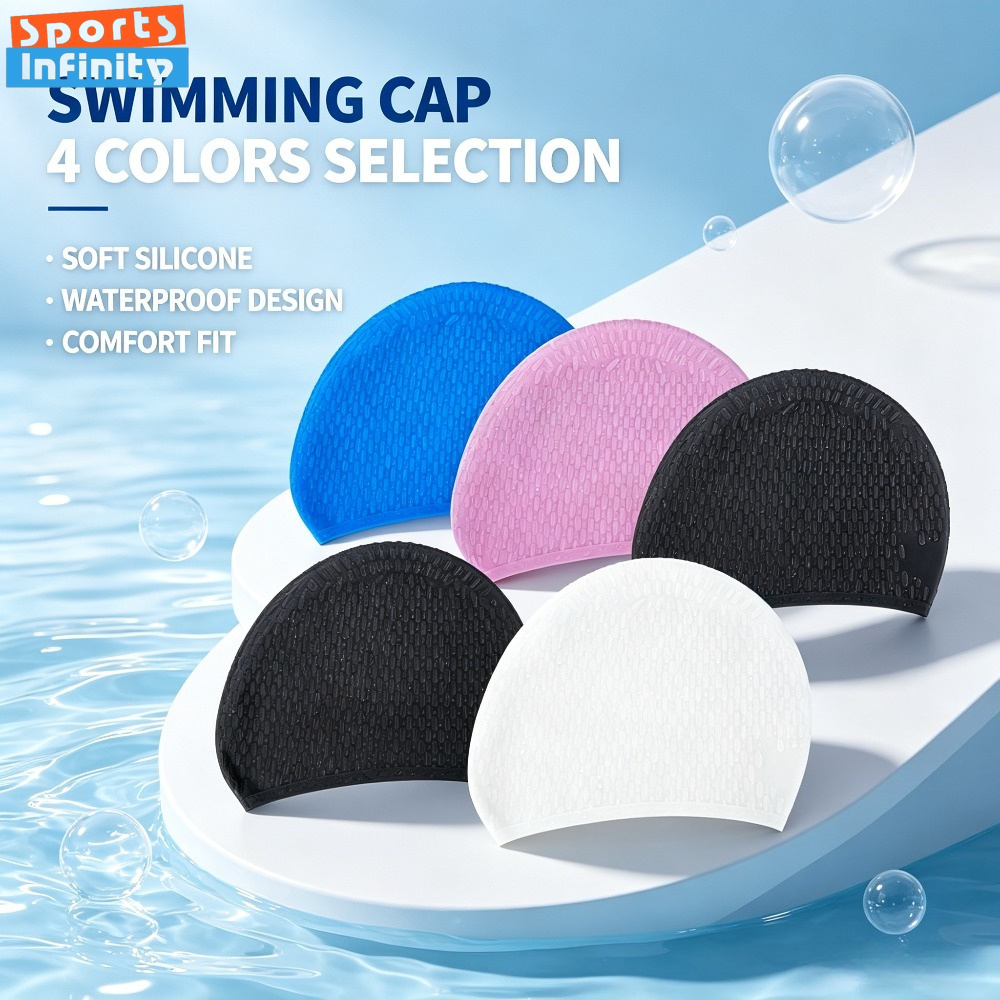 Swim Hat Silicone - Kadın ve Erkekler İçin Yetişkin Silikon