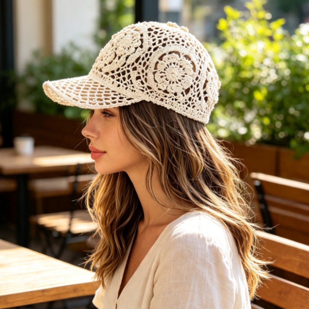 El Örgüsü Delikli Beyzbol Şapk - Baseball Cap Structured incelemesi ve fiyatı