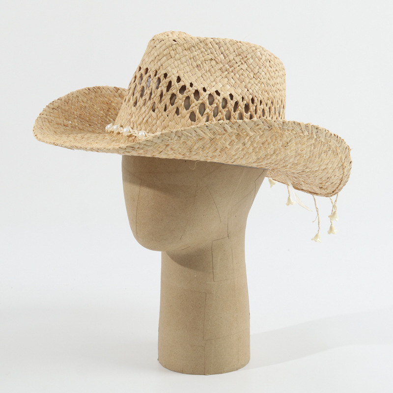 Unisex Yeni Kovboy Hasır Şapka - Cowboy Hat Straw incelemesi ve fiyatı